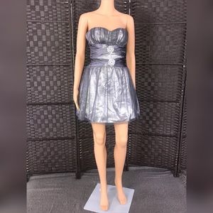 B. DARLIN Gray Shoulderless Super Cute And Elegant